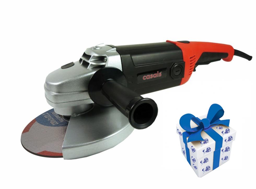 Amoladora Angular Casals 2200w 9 230mm + Regalo !