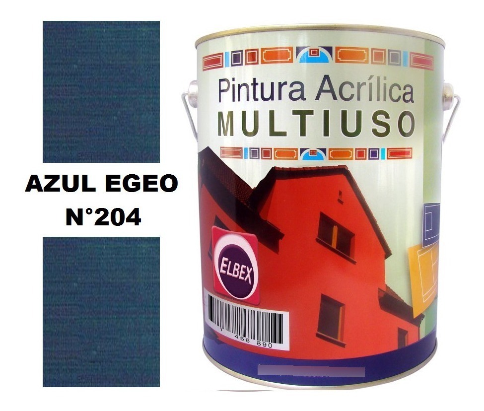 4lt Pintura Color Multiuso Elbex Pam 33 Colores A Eleccion - Imagen 18