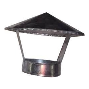 Sombrero Galvanizado 120mm Para Estufa A Leña Quematuti