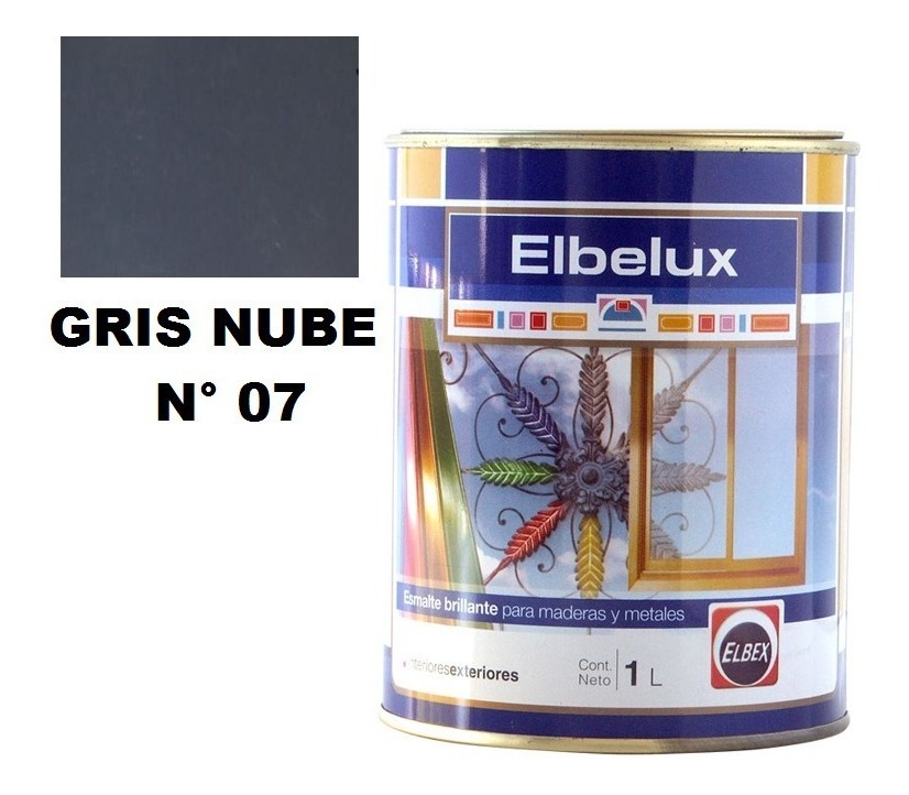 4lt Esmalte Sintetico Brillante Elbelux Elbex 32 Colores - Imagen 23