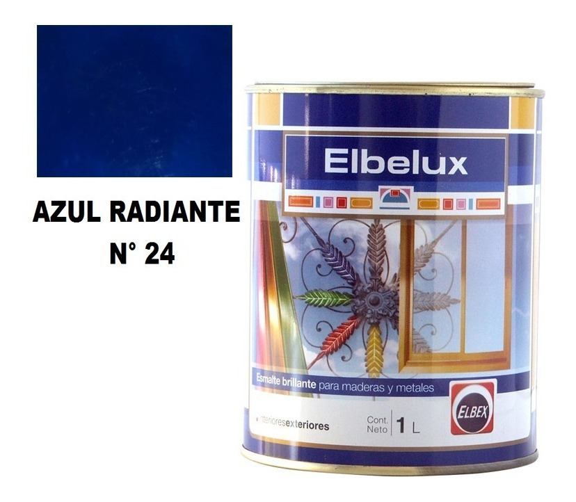 4lt Esmalte Sintetico Brillante Elbelux Elbex 32 Colores - Imagen 17
