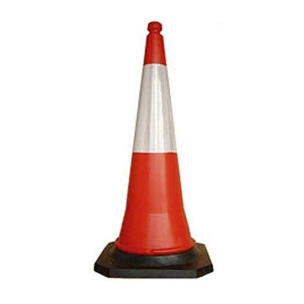 Cono Para Señalizacion 50cm Cuadrado 28cmx28cm Todo Goma