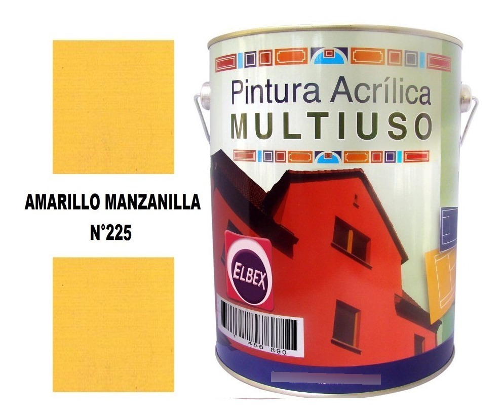 4lt Pintura Color Multiuso Elbex Pam 33 Colores A Eleccion - Imagen 30