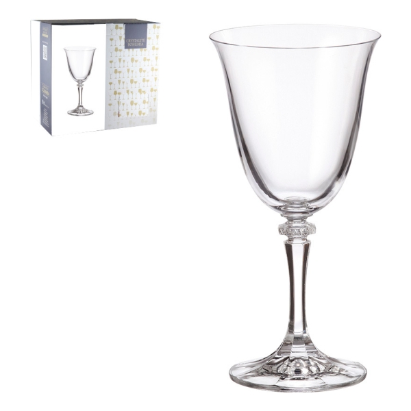 Pack 6 Copa De Cristal 290ml Branta Bohemia P G