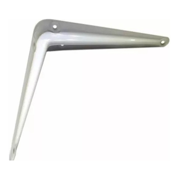 Caja De 24 Ménsula De Chapa Blanca 20cm X 15cm Código 2742