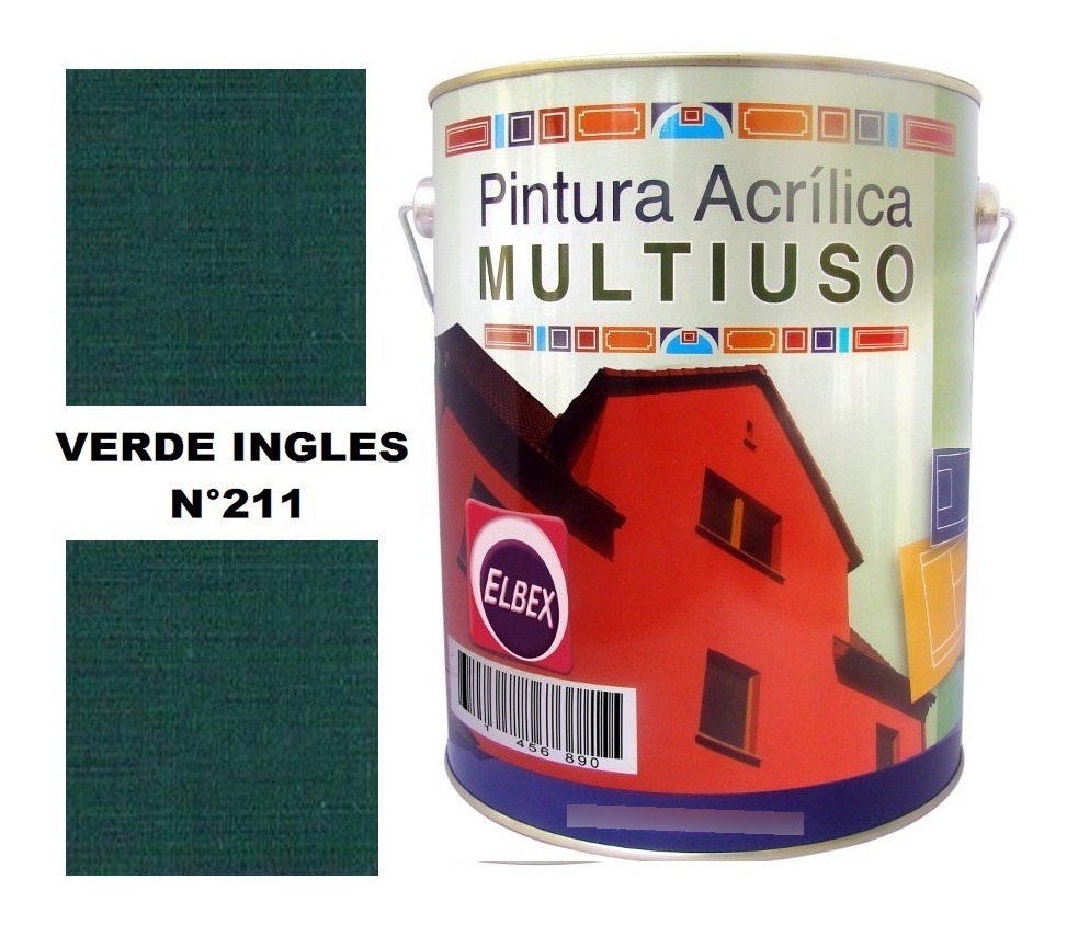 4lt Pintura Color Multiuso Elbex Pam 33 Colores A Eleccion - Imagen 6