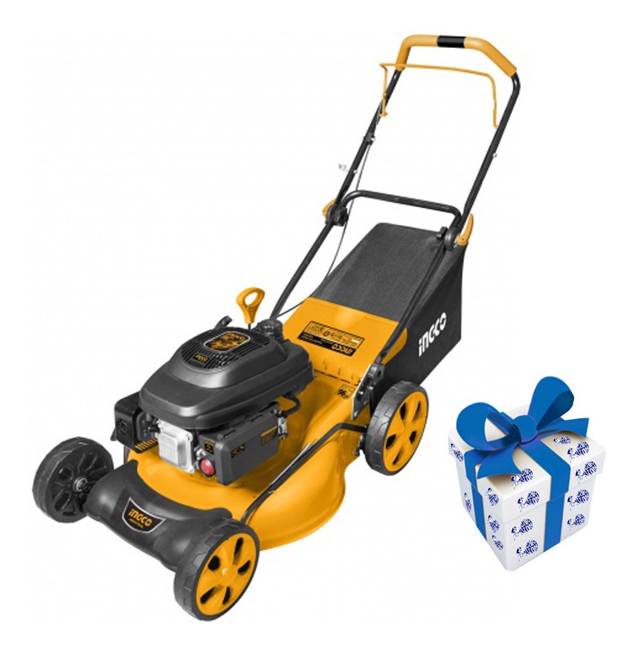 Corta Cesped 7 Posiscones A Nafta 3.5kw 4.8hp Ingco + Regalo