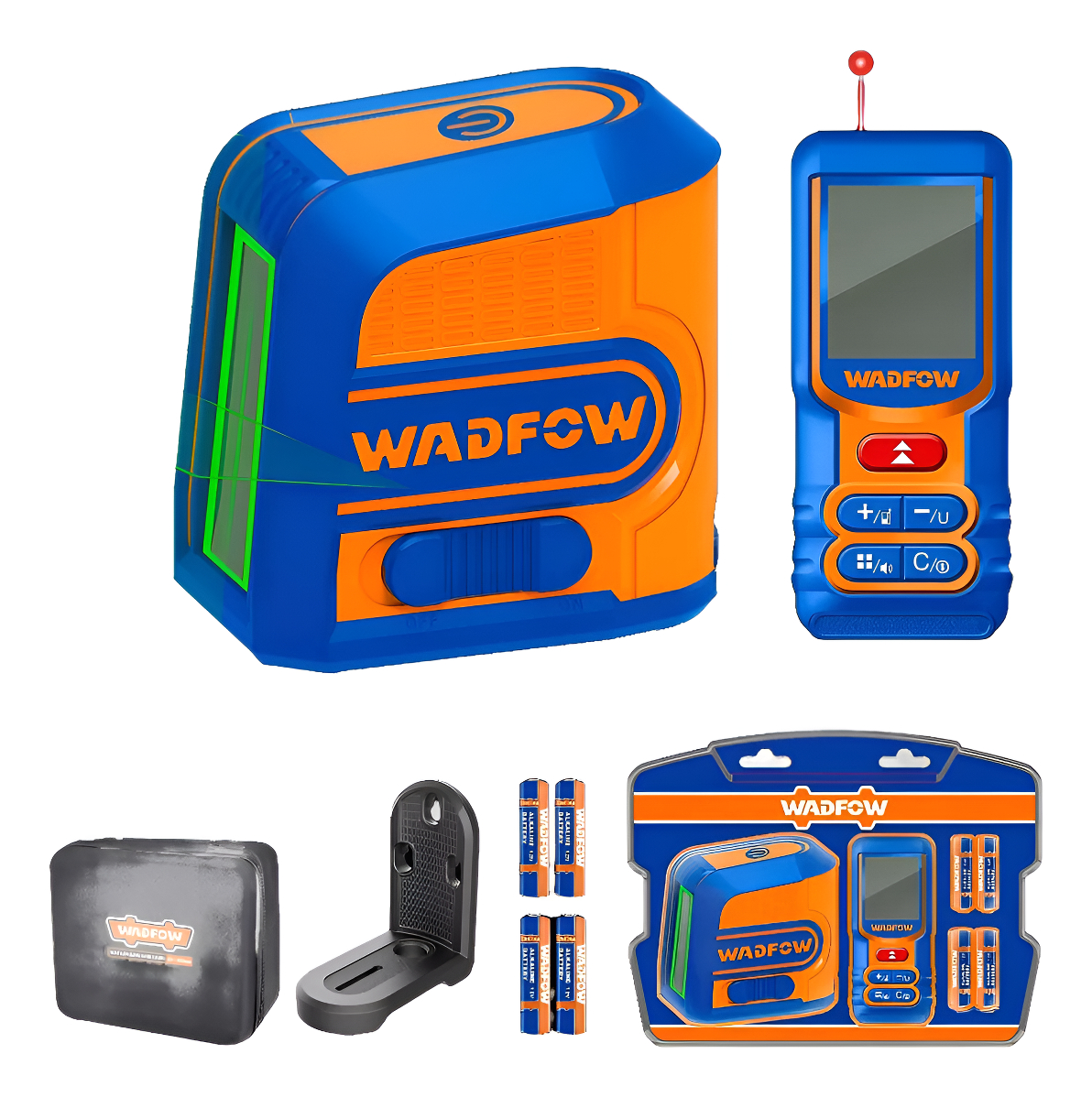 Set Medicion Nivel Laser Verde 30 Mts (wle2m03)