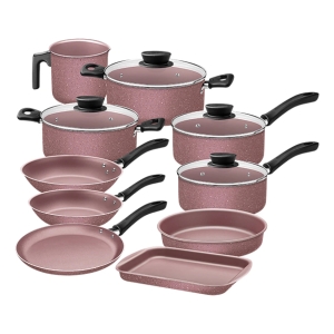 Bateria Cocina Tramontina Linz 10 Piezas Antiadherente