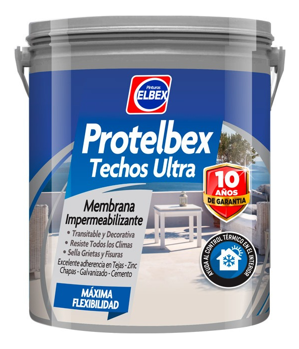 Membrana Liquida Termica Protelbex Techos Ultra Elbex 20lt - Imagen 2