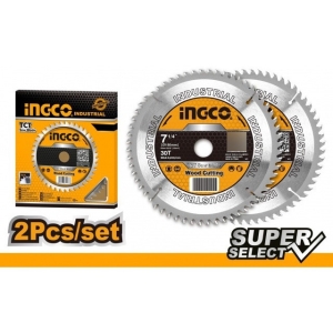Set X2 Discos (7-1/4 ) 30d Ingco Super Select Tsb118510