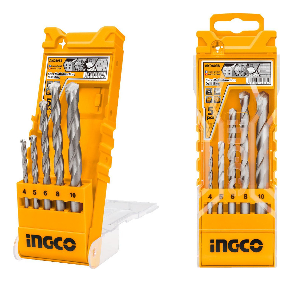 Set De 5 Mechas Multiuso Ingco Akd6058 P G