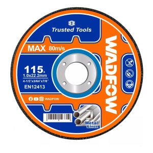 Lata X 50 Discos Corte Metal 4 1/2 X 1.0 Mm Wadfow Wac3l45
