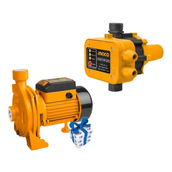 Bomba Agua Centrifuga 3/4hp + Press Control Ingco + Regalo !
