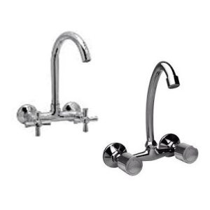 Mezcladora De Pared Pico Alto 20cm Italiana 5 Años De Grta
