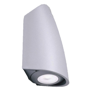 Aplique Led Cilíndrico Gris Ip67 G9 Inc. Mamete