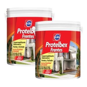20k + 20k Impermeabilizante Para Exterior Protelbex Frentes