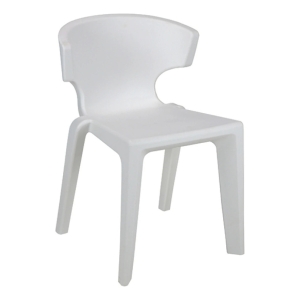 Silla Apilable Blanca Marylin Tramontina