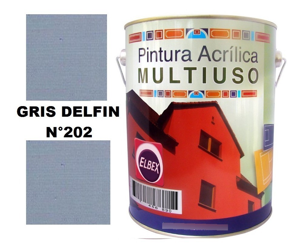 4lt Pintura Color Multiuso Elbex Pam 33 Colores A Eleccion - Imagen 3