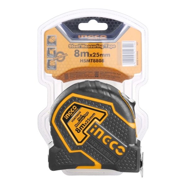 Cinta Metrica Industrial 8 Mt Ingco 25mm Hsmt8808 - Pg