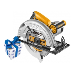 Sierra Circular De Mano 91/4 PuLG 235mm Ingco 2200w + Regalo