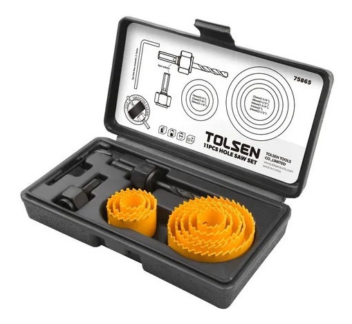 Juego Sierra De Copa 11 Piezas Tolsen 75865