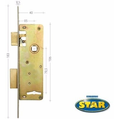Cerradura De Seguridad Star 720 2 Años De Garantia!