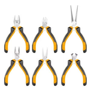 Set X 6 Mini Pinzas Alicates Precision Hmps06115 Ingco P G