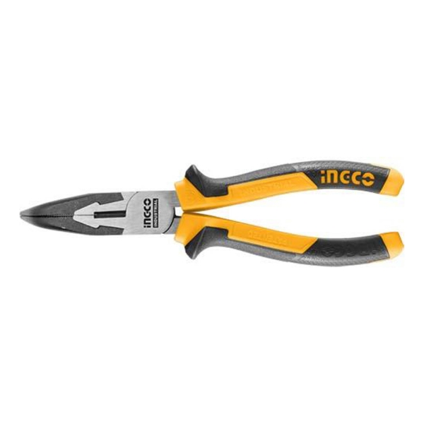 Pinza Punta Fina Curva 6 Pulgadas 160mm Ingco Hbnp28168