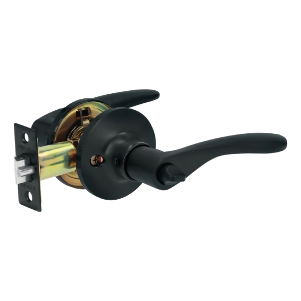 Cerradura Milán Negro.sis.llave/bot Hermex Basic Cema-6rb