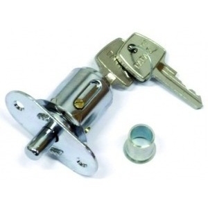 Cerradura P/puerta Corrediza Botón,34.7mm Papaiz 421/3