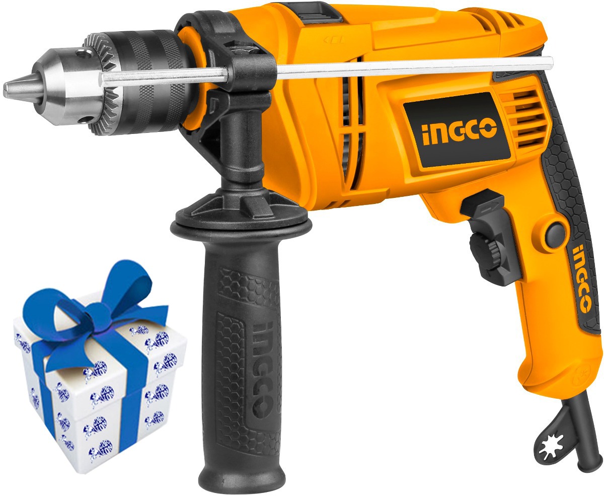 Taladro Percutor Ingco 13mm 1/2pul 650w Id6538 + Regalo!