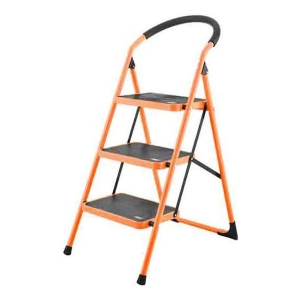 Escalera De Metal 3 Escalones Anchos Wokin 150kg Pg