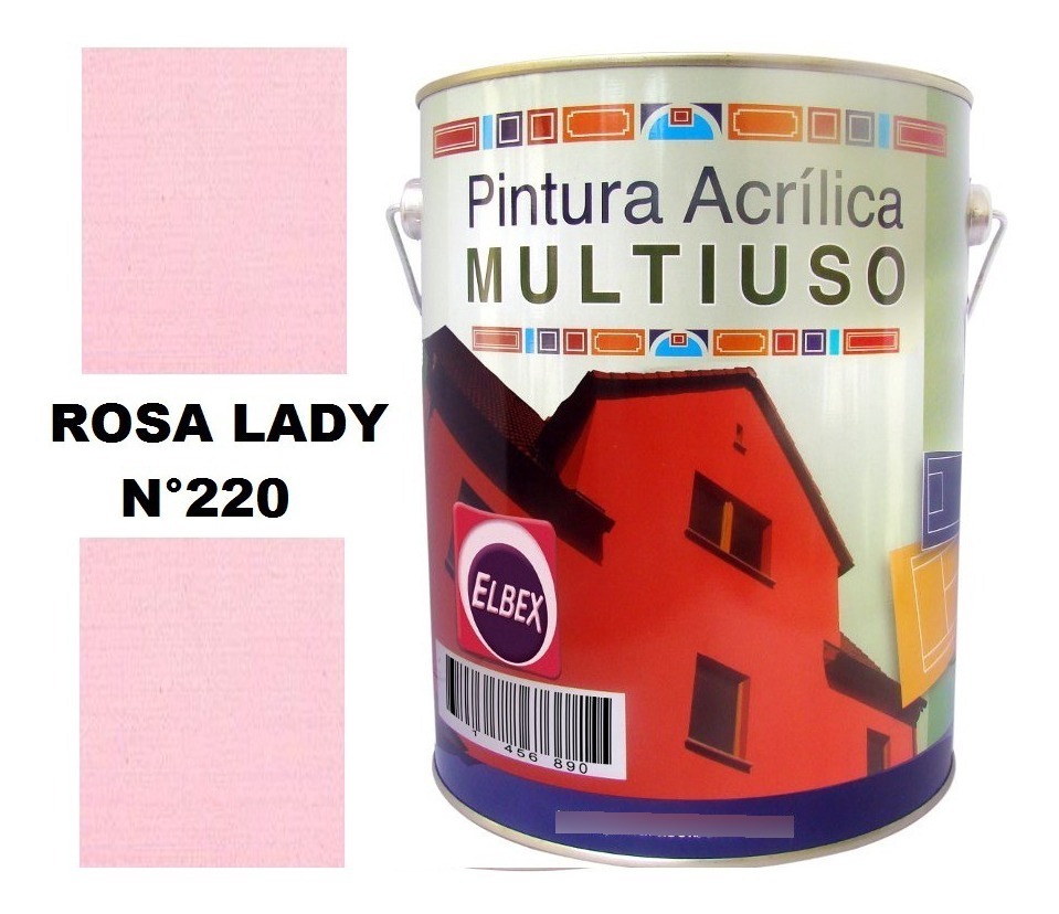 4lt Pintura Color Multiuso Elbex Pam 33 Colores A Eleccion - Imagen 26