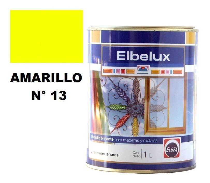 4lt Esmalte Sintetico Brillante Elbelux Elbex 32 Colores - Imagen 36