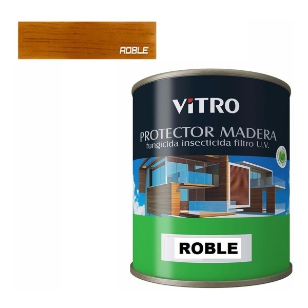 4l Protector De Madera Uso Interior Exterior Vitro - Imagen 2