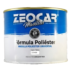 Masilla Plastica Automotriz Zeocar 2.5kg Pg