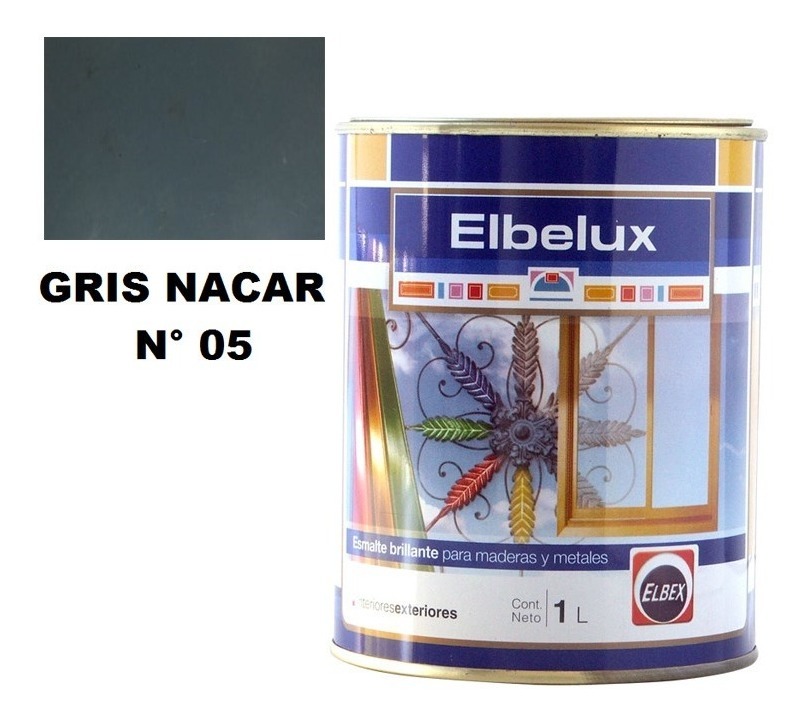 4lt Esmalte Sintetico Brillante Elbelux Elbex 32 Colores - Imagen 22