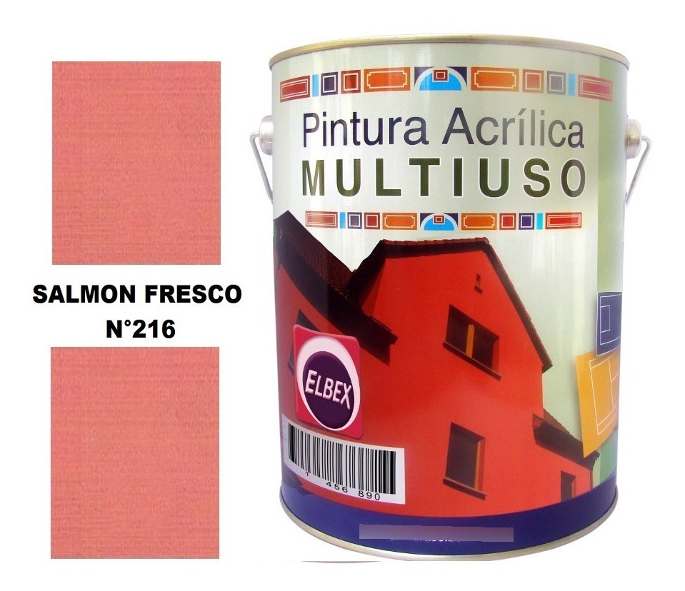 4lt Pintura Color Multiuso Elbex Pam 33 Colores A Eleccion - Imagen 24