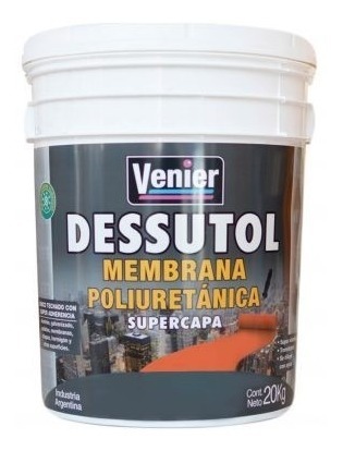 Membrana Líquida Poliuretánica Venier 20l Impermeabilizante