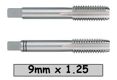 Juego Kit Set De 2 Piezas De Macho 9mm X 1.25 Código M9m125