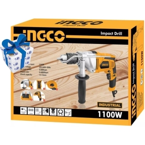 Taladro Percutor Ingco 16mm 5/8pul 1100w Id211002 + Regalo !