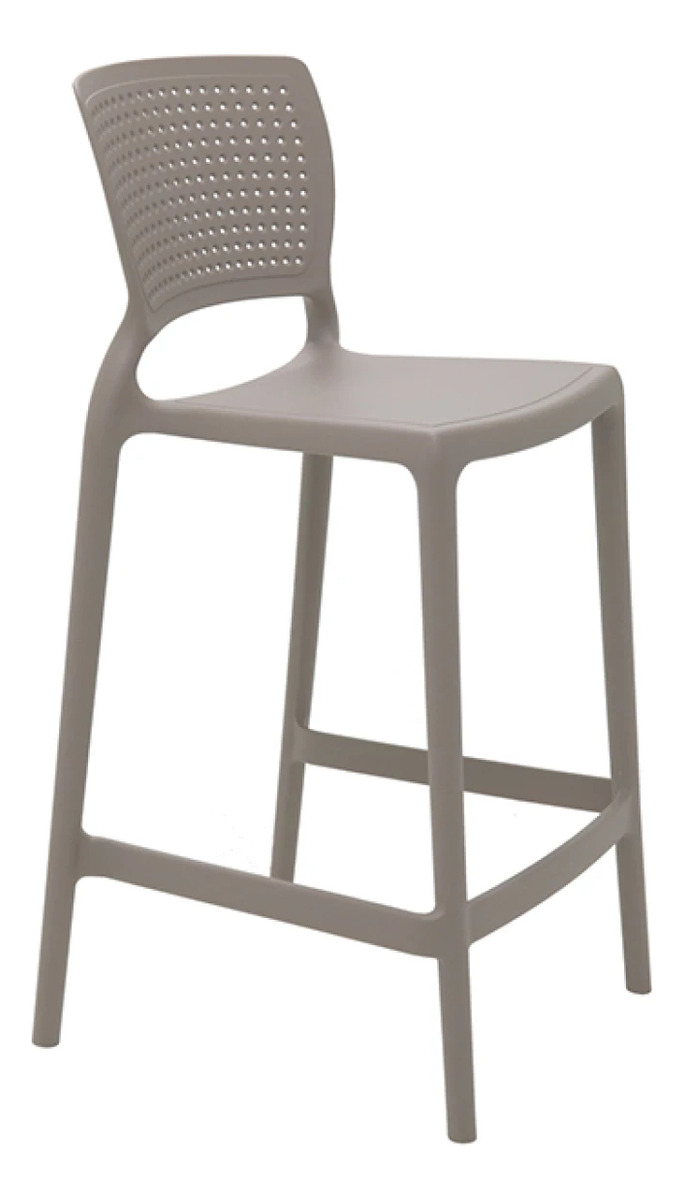 Silla Residencial Alta Grafito 64cm Safira