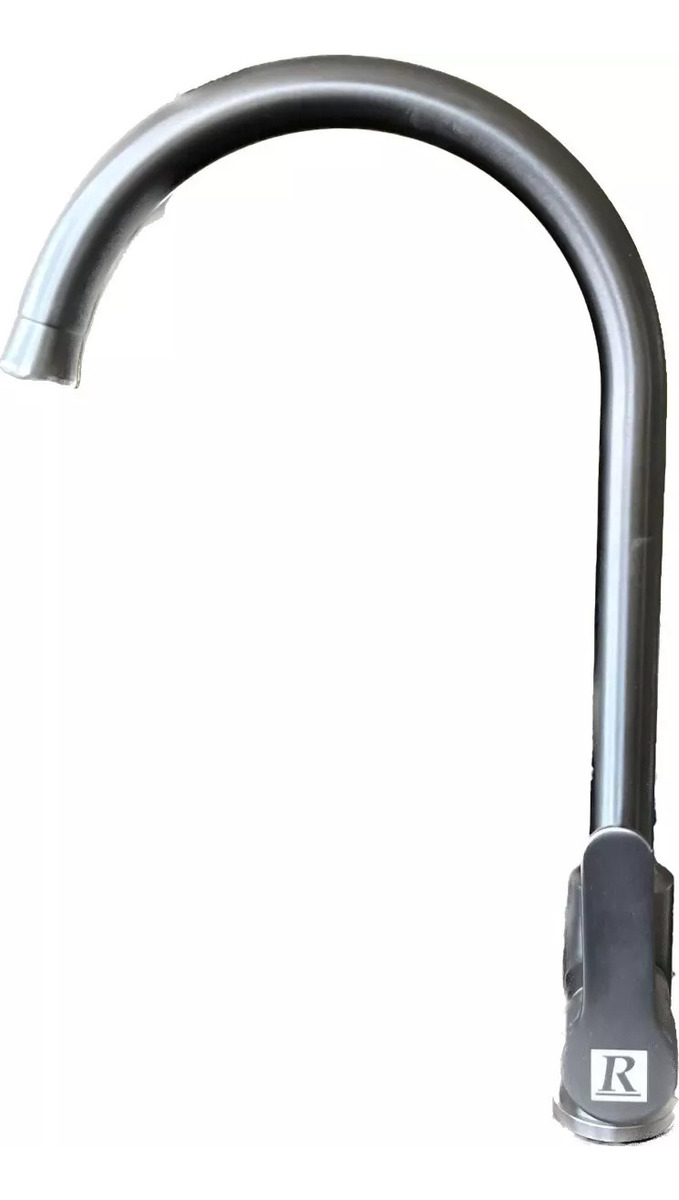 Grifería Monocomando Cocina Mesada Inox Grafito Rimontti