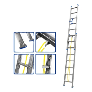 Escalera Extensible 2 X 8 Esc 2 Aluminio Wld8h16 Wadfow