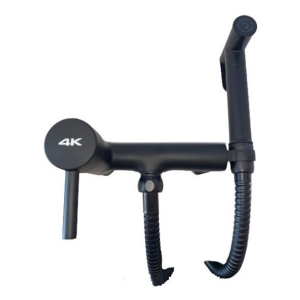 Monocomando Ducha Higienica Elegant Negro Bronce 4k P G