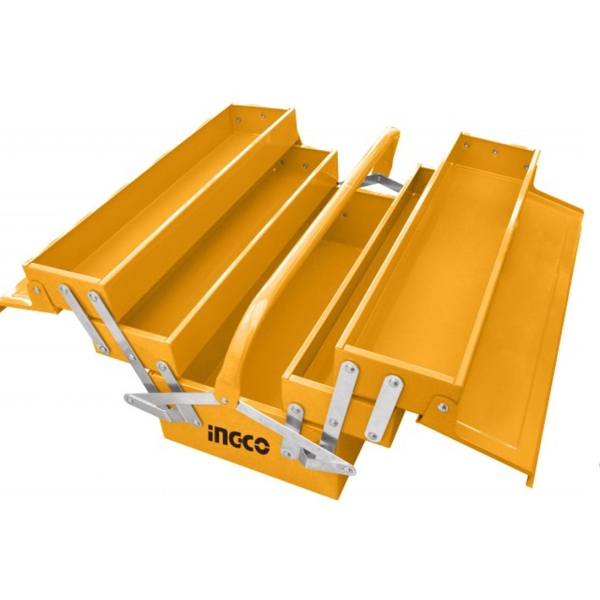 Caja Valija Para Herramientas De Metal 3 Estantes Ingco