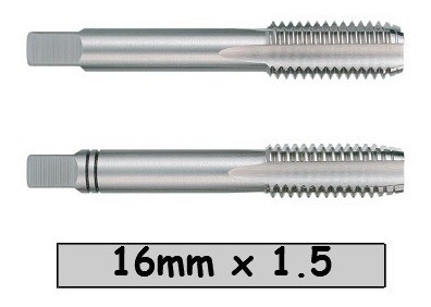 Juego De 2 Piezas De Macho 16mm X 1.5 Codigo M16m15