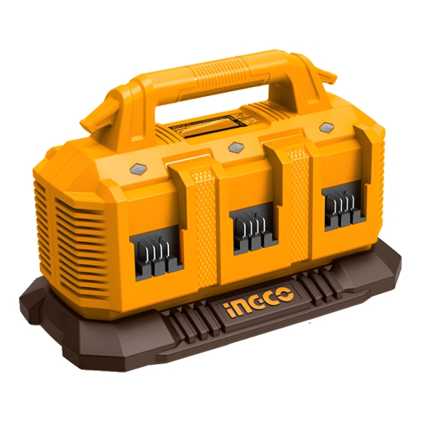 Cargador 20v Para 6 Baterias 4a Ingco Fcli2064