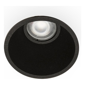 Downlight Redondo Negro Aluminio 1xgu10 O89mm - Faro Barcelo